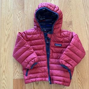 Reversible Patagonia down toddler coat